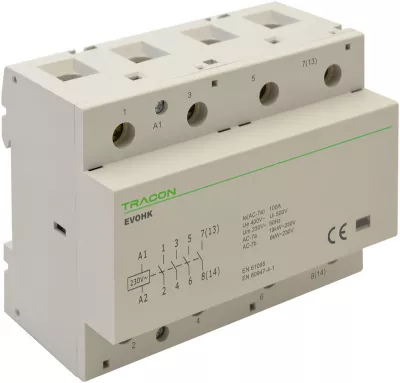 Kontaktor 80A 230V 4nyitó 4 modul