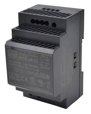 Tápegység hdr-60-12 54W 4,5a 12VDC mean well 85-264VAC-120-370VDC/12VDC