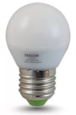 LED E27 4W 230V AC 2700K 250lm kisgömb