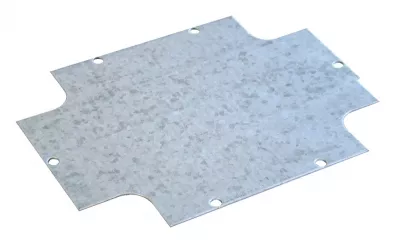 Szerelőlap md típusú dobozokhoz galvanizált 172x127mm