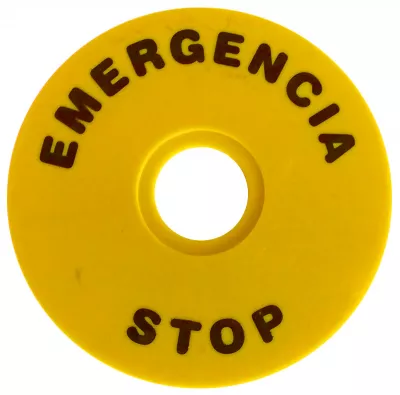 Emergency stop lap átmárő: 90mm