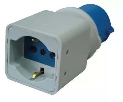 Csatlakozó adapter 16A 2P+F 250V