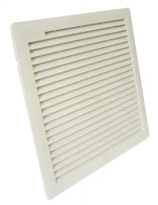 Ventilátor kilépő levegő nyilás szűrővel 325X325X30mm