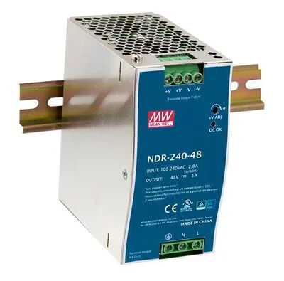 Tápegység ndr240-24 240W 24VDC 0-10A