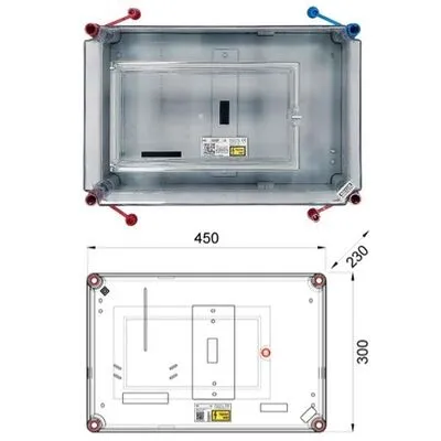 Fogyasztásmérő szekrény HB1000V-T