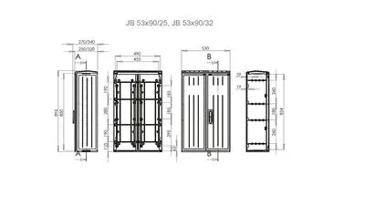 PVT-K 53x88/32 ÜRES SZEKR LÁB NÉLK JB 53x88/32