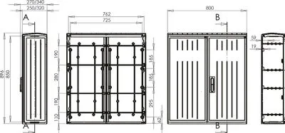 PVT-K 80x88/32 ÜRES SZEKR LÁB NÉLK JB 80x88