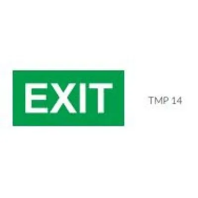 Piktogram exit tm ontech-hez tm matrica tmp14 exit felirat