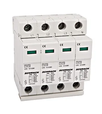 Túlfeszültség levezető T1+2/BC4P. 12,5kA 280V