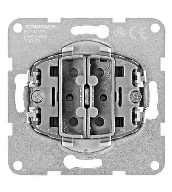 VISIO S kapcsoló betét 106+6-os