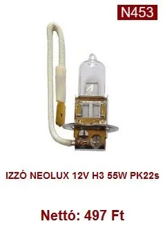 HAAU H3 12V 55W PK2s NEOLUX 12V 55W H3 PK22s