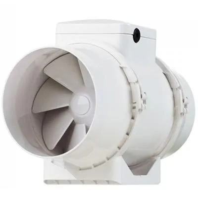 Ventilátor nagyteljesítményű 125mm műanyag