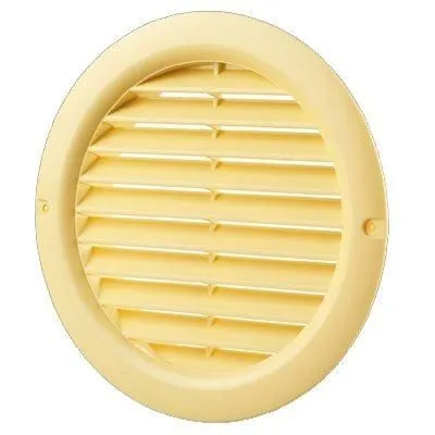 Ventilátor rács kerek 100mm beige szúnyoghálós