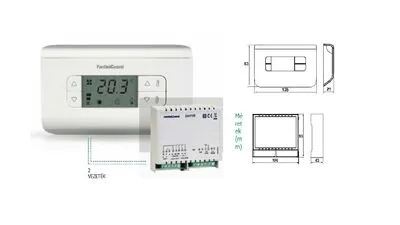 FAN-COIL TERMOSZTÁT TÁVVEZÉRLŐVEL
