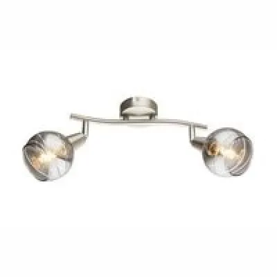 Roman spot 2xE14 LED 4W 230V ezüst b:54347-1g