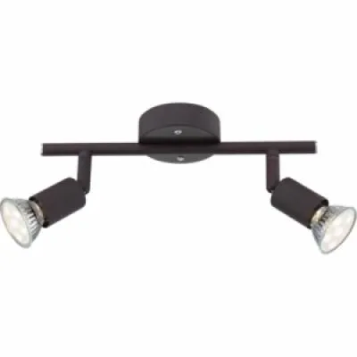 Oliwa spot 2xGU10 LED 3W rozsdabarna