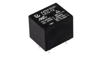 Relé nyákba 12V DC max:10A