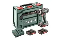 METABO akkus fúrócsavarozó BS 18L @ 2x2 Ah Li-Ion töltő sc 30+ koffer