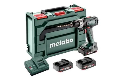 METABO akkus fúrócsavarozó BS 18L @ 3x2 Ah Li-Ion töltő SC 60 plus+ koffer