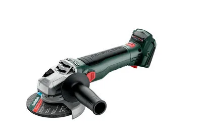 METABO sarokcsiszoló akkus W18LT 11-125 akku és töltő nélkül!+METABOX 165 L