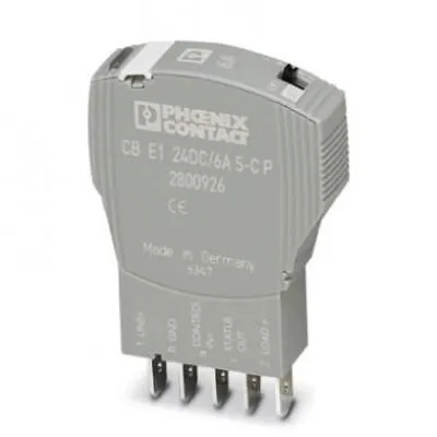 PHOENIX CB E1 24V DC 6A elektronikus készülékvédő kapcsoló