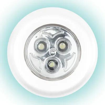 LED elemlámpa 3db.LED öntapadós 3x1,5V/AAA/ nem tartozék