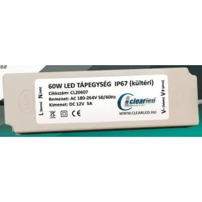 LED Tápegység 60W IP67