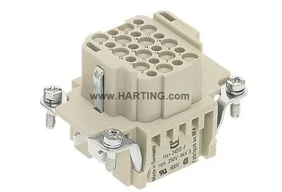 HARTING HAN DD24 anya 10A RAL7032