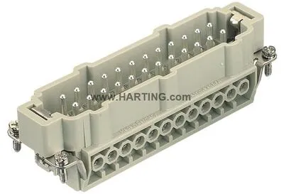 Harting csatl.betét apa 24P.