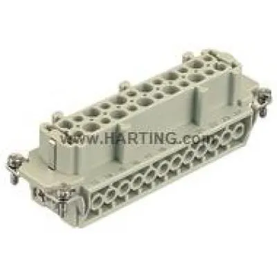 Harting csatl.betét anya 24e 25-48