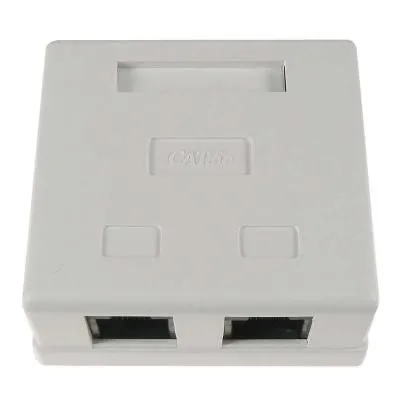 EMOS UTP adatkonnektor RJ45, fali alj 2x8/8 CAT5E