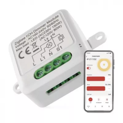 GOSMART fényerőszabályozó modul IP-2111DZ, ZigBee, 1 csatornás