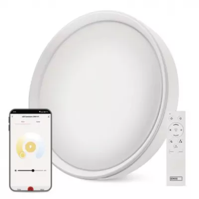 GOSMART LED mennyezeti lámpatest kör alakú, 30W, RGB, dimmelhető, wifi