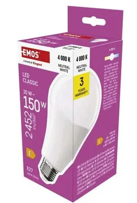 LED E27 norm 20W A80 4000K Classic A80 / E27 / 20 W 2452lm