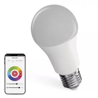 GOSMART LED izzó E27 9W 806lm RGB, dimmelhető, wifi