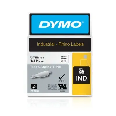 DYMO SZALAG ZSUGORCSŐ 6mm FK/SÁRGA 6mm x 1,5m,átm1,18-2,33 FK/SÁRGA