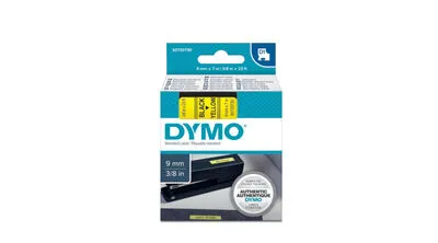 DYMO SZALAG D1 9mmx7m FK/SÁRGA