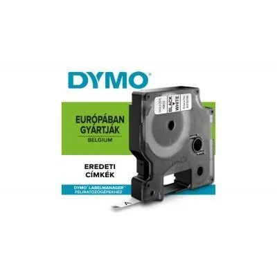 Dymo szalag D1 6mmX7m fek/v.tiszta