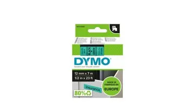 DYMO SZALAG D1 12mmx7m FK/ZÖLD