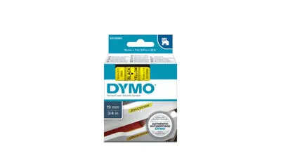 DYMO SZALAG D1 19mmx7m FK/SÁRGA