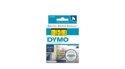 DYMO SZALAG D1 24mmx7m FK/SÁRG