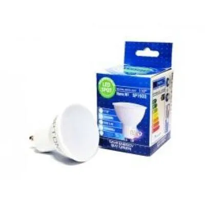 LED spot GU10 5W SMD 110° meleg SP5-A3