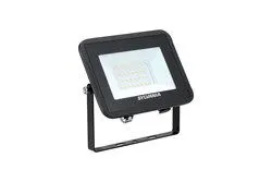 LED fényv.lapos 27W 3000K fekete@ start flood flat IP65 3000lm 830 blk