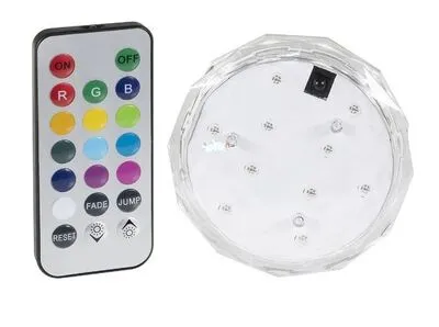 LED MEDENCE LÁMPA 2W 4,5V RGBW @ ColorTone IP68 +TÁVIRÁNYÍTÓ 3XAA