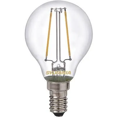 LED gömb E14 2,5W 2700K filament 250lm