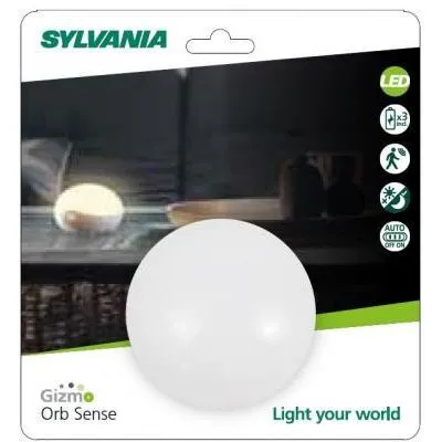 LED lámpatest orb sense 3000K pir@ pir + light 3xAAA elemes