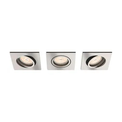 DONEGAL recessed nickel 3xNW 230V