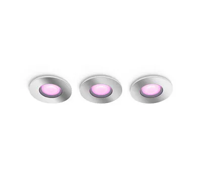 Xamento hue recessed chrome 3X5.7W