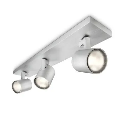 Runner 3-as spot aluminium 3x50W Philips