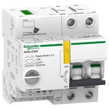 ACTI9 REFLEX IC60N beépített megszakító vezérlés, 2P C, 25A